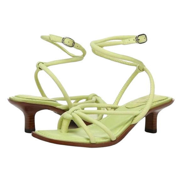 NEW Sam Edelman Dia Strappy Sandal in Kiwi - Box Included - Green - Size 8 - Picture 2 of 6